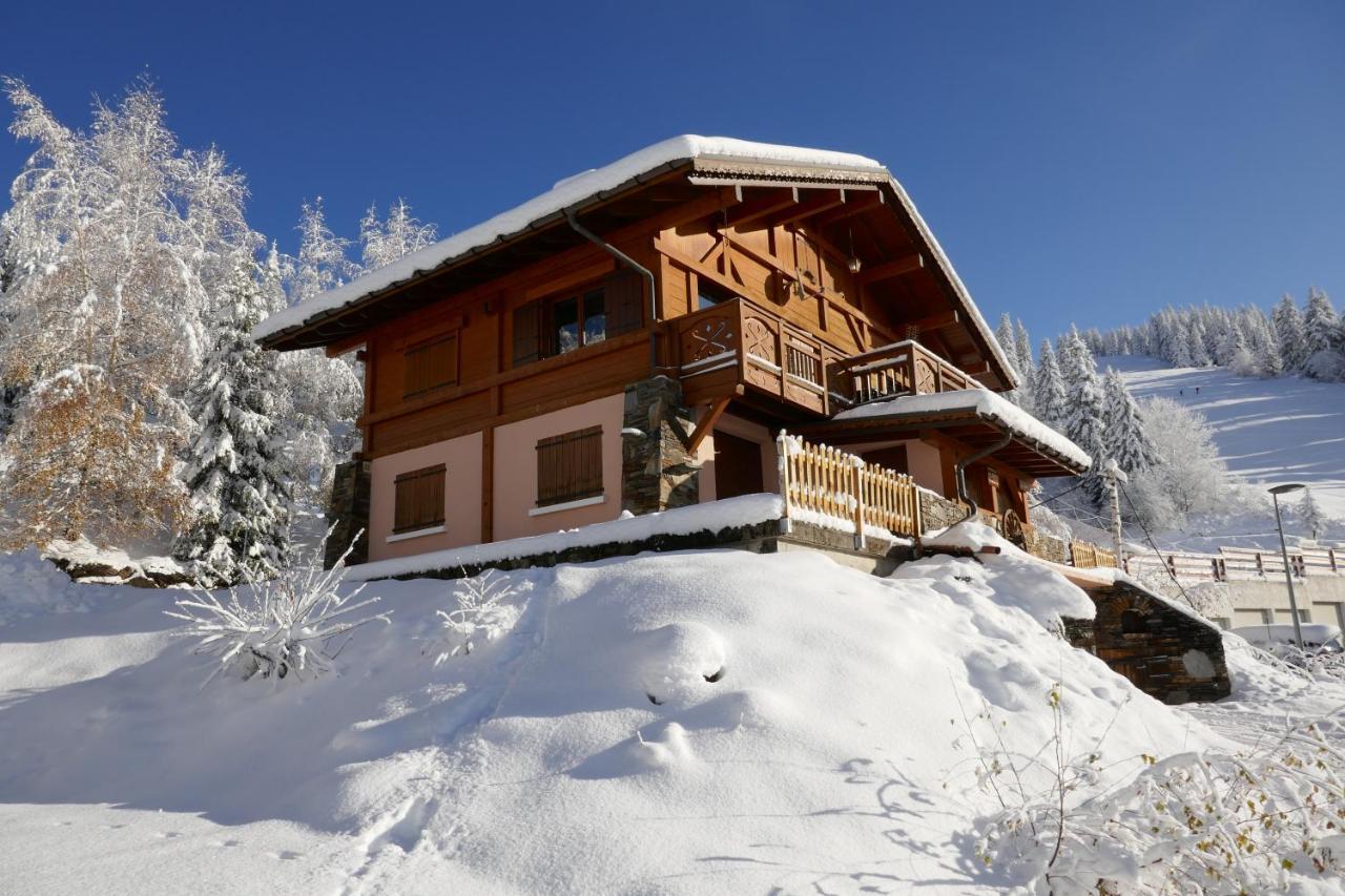 Les Saisies côté Bisanne appartement dans chalet LE Népal Exterior foto